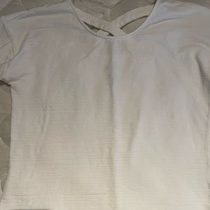 45. White long sleeve top, not thick like a sweater